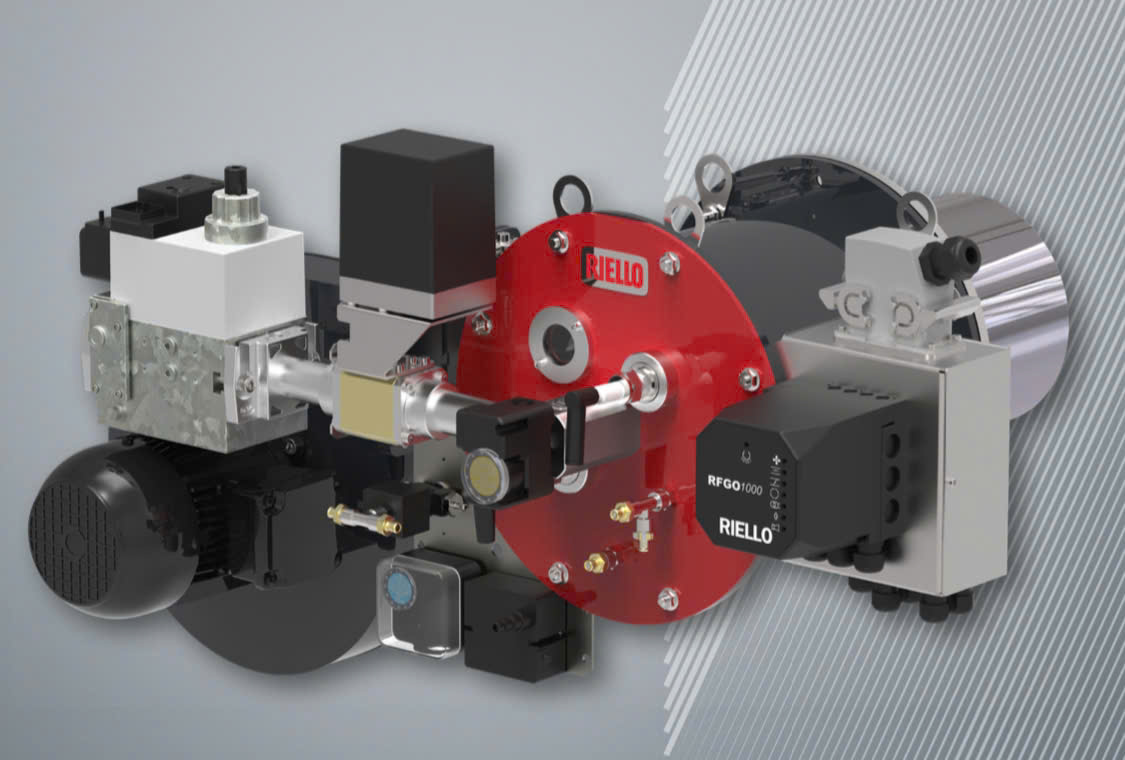 HTDR Riello burners - Đầu đốt High turndown 